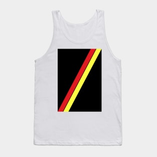 Retro Partick Thistle Black Red Yellow Sash 2000 Tank Top